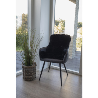 Futerko jagnięce czarne 50x85cm House Nordic