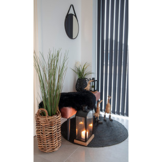 Futerko jagnięce czarne 50x85cm House Nordic