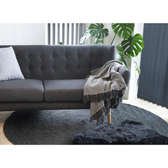 Futerko jagnięce czarne 50x85cm House Nordic