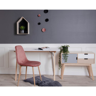 Futerko jagnięce ciemne szare 50x85cm House Nordic