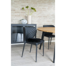 Sztuczne futerko okrągłe czarne 35cm House Nordic