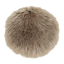Sztuczne futerko okrągłe brązowe 35cm House Nordic