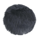 Sztuczne futerko okrągłe ciemne szare 35cm House Nordic