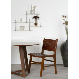 Stół fornirowany okrągły Hellerup 137cm orzech House Nordic 2