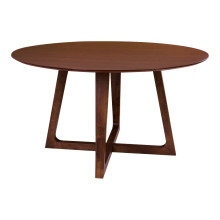 Stół fornirowany okrągły Hellerup 137cm orzech House Nordic
