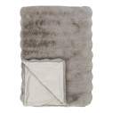 Koc / pled sztuczne futerko Galena 130x180cm szary House Nordic