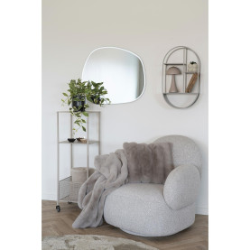 Koc / pled sztuczne futerko Galena 130x180cm szary House Nordic 2