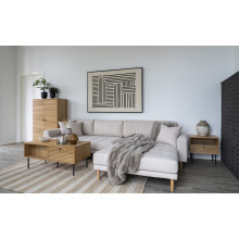 Koc / pled sztuczne futerko Galena 130x180cm szary House Nordic