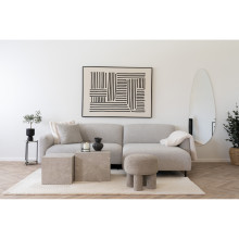 Koc / pled sztuczne futerko Galena 130x180cm biały House Nordic