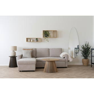 Koc / pled sztuczne futerko Galena 130x180cm biały House Nordic