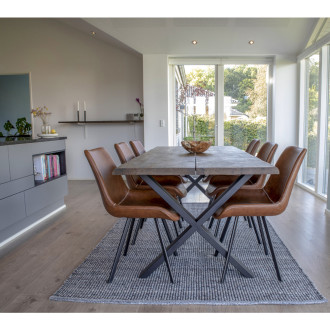 Stół drewniany Toulon 95x200cm dąb dymiony House Nordic