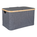 Kosz materiałowy 45x30x25cm Noto szary / bambus House Nordic