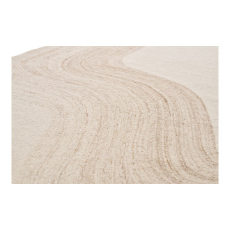 Dywan prostokątny z wełną imitujący przekrój skały Surat 160x230cm ivory / brąz House Nordic