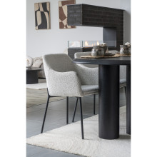 Dywan prostokątny z wełną imitujący przekrój skały Surat 200x300cm ivory / brąz House Nordic
