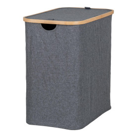 Kosz na pranie Noto 54x33x54cm szary / bambus House Nordic 2