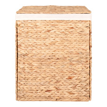 Kosz pleciony boho na pranie z hiacyntu wodnego Passo 55x43x32cm House Nordic