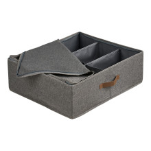 Organizer do szafy materiałowy Noto 56x47cm szary House Nordic