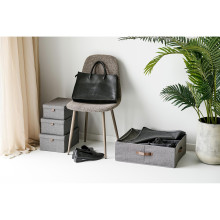 Organizer do szafy materiałowy Noto 56x47cm szary House Nordic