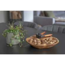 Miska z drewna tekowego Nola 30cm House Nordic