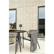 Narzuta / pled Side 130x180cm pepitka czarno-biała House Nordic