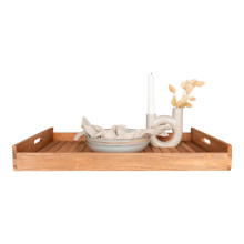 Taca z drewna tekowego Faro 58x38cm House Nordic