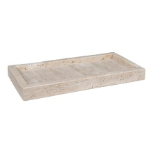 Taca z trawertynu - podstawka 30,5x15cm House Nordic