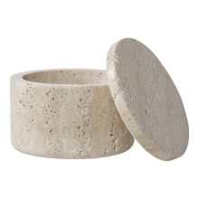 Pojemniczek na biżuterię z trawertynu 10cm House Nordic
