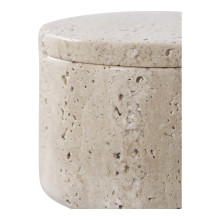 Pojemniczek na biżuterię z trawertynu 10cm House Nordic