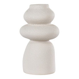 Wazon ceramiczny beżowy 3 kamienie 26,5cm House Nordic 2