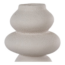 Wazon ceramiczny beżowy 3 kamienie 26,5cm House Nordic