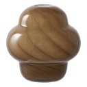 Wazon szklany brązowy bulwa 17cm House Nordic