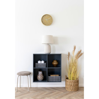 Wazon szklany brązowy bulwa 17cm House Nordic