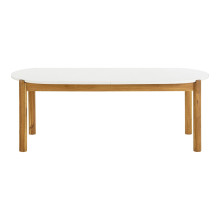 Stół ogrodowy owalny Terracina 210x95cm akacja / terrazzo House Nordic