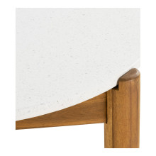 Stół ogrodowy owalny Terracina 210x95cm akacja / terrazzo House Nordic