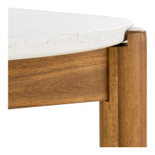 Stół ogrodowy owalny Terracina 210x95cm akacja / terrazzo House Nordic