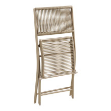 Zestaw metalowy ogrodowy 2 krzesła + stół Arcas taupe House Nordic