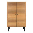 Komoda fornirowana na nóżkach Kyoto 130x80cm dąb naturalny House Nordic
