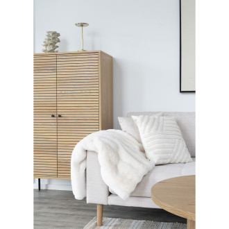 Komoda fornirowana na nóżkach Kyoto 130x80cm dąb naturalny House Nordic