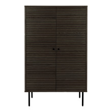 Komoda fornirowana na nóżkach Kyoto 130x80cm dąb dymiony House Nordic