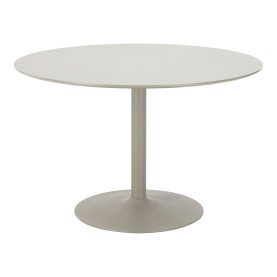 Stół okrągły na jednej nodze Riva 120cm piaskowy House Nordic