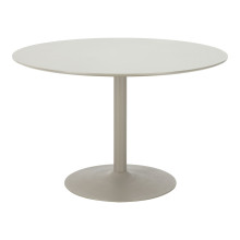 Stół okrągły na jednej nodze Riva 120cm piaskowy House Nordic