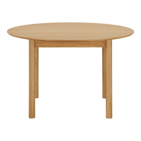 Stół okrągły rozkładany Bundaberg 120/120-220 cm fornir dębowy House Nordic 2