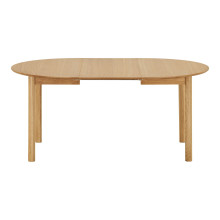 Stół okrągły rozkładany Bundaberg 120/120-220 cm fornir dębowy House Nordic