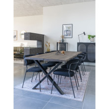 Stół drewniany Toulon 95x240cm dąb dymiony House Nordic