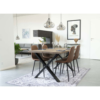 Stół drewniany Toulon 95x140cm dąb dymiony House Nordic