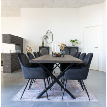 Stół drewniany Toulon 95x240cm dąb dymiony House Nordic