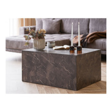 Stolik kawowy bryła Prague 60x80x40cm  imitacja marmuru House Nordic