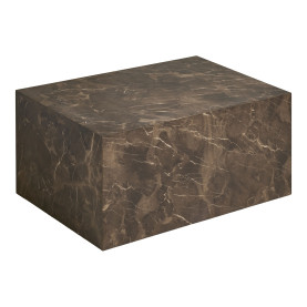 Stolik kawowy bryła Prague 60x80x40cm  imitacja marmuru House Nordic 2
