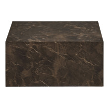 Stolik kawowy bryła Prague 60x80x40cm  imitacja marmuru House Nordic