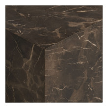 Stolik kawowy bryła Prague 60x80x40cm  imitacja marmuru House Nordic